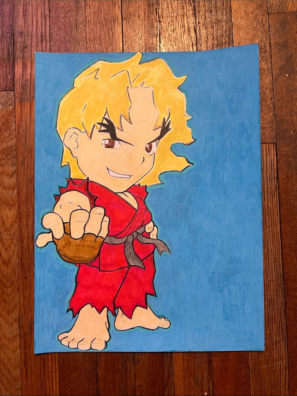 Ken puzzle fighter (Streetfighter) artwork for sale